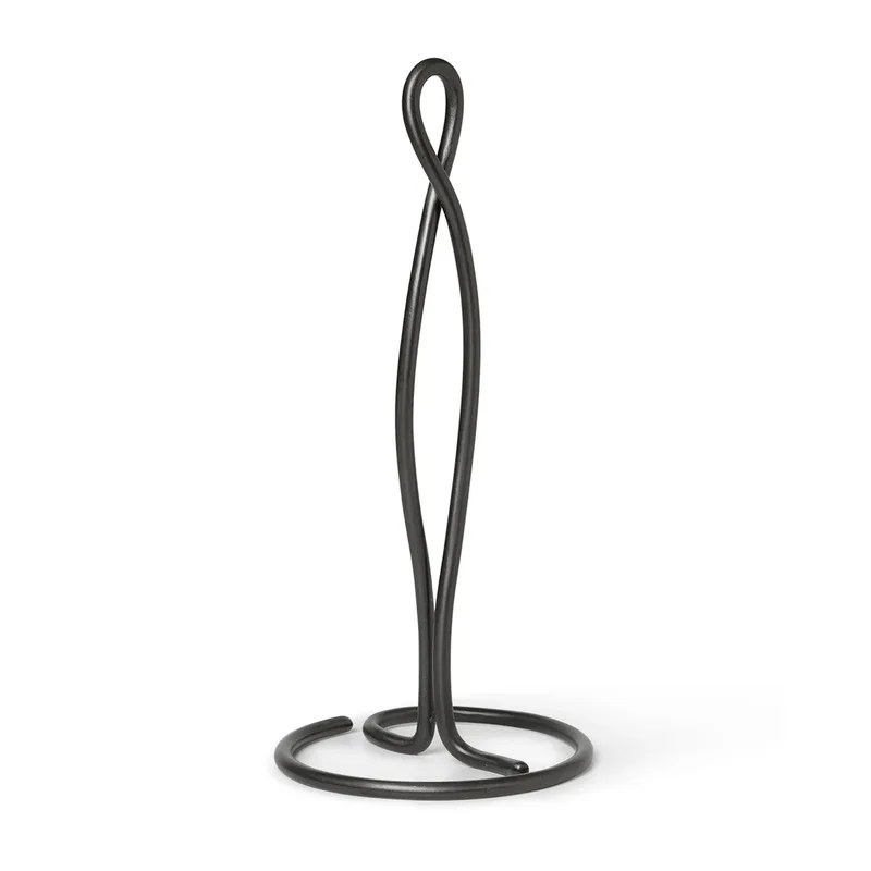 Curvature Küchenrollenhalter Schwarzes Messing by Ferm Living – product photo