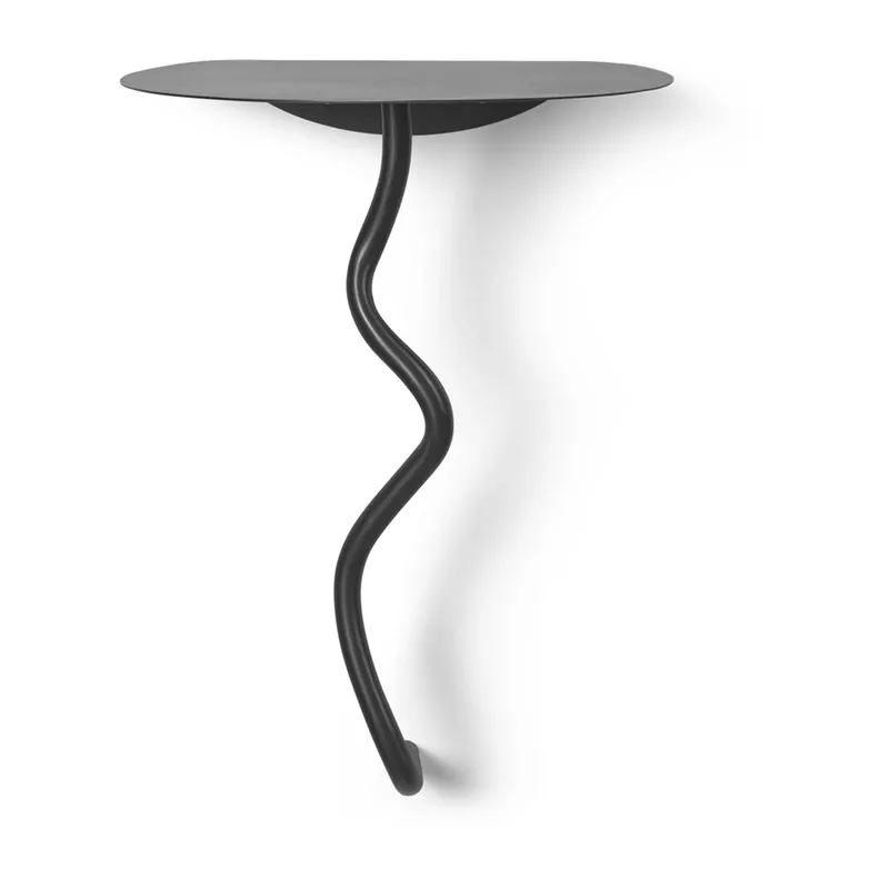 Curvature Wandtisch Black Brass von Ferm Living – Produktfoto