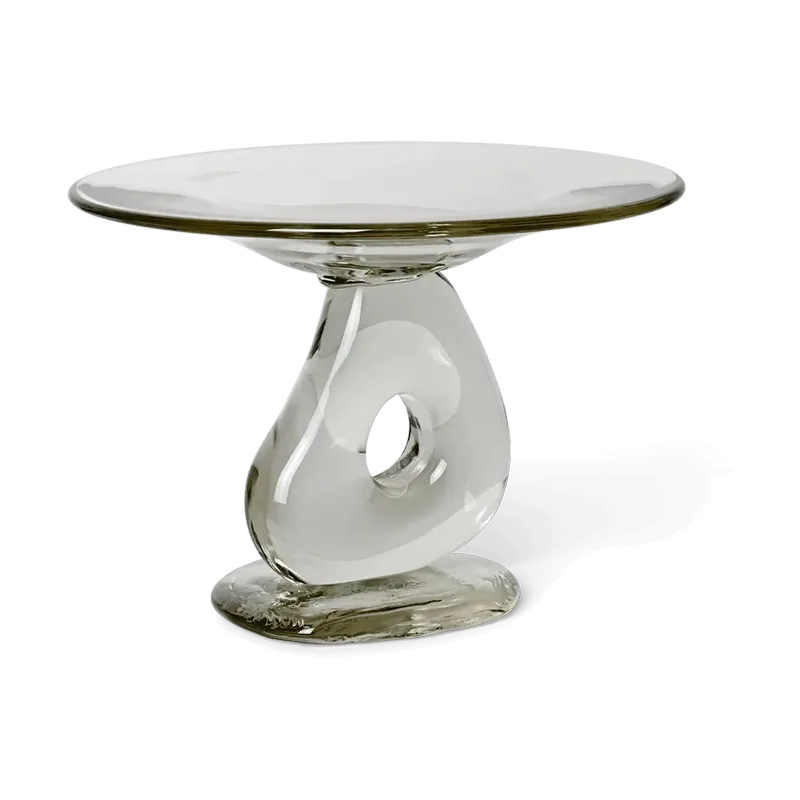 Damo Glas-Mittelstück Teller Ø21 cm Clear by Ferm Living – product photo