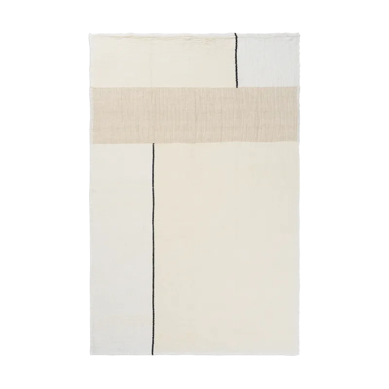Dela Decke 120x170 cm Natural-Off-white från Ferm Living – produktbild