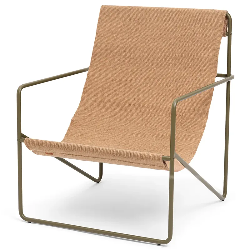 Desert Lounge Sessel Olive/Sand by Ferm Living – product photo