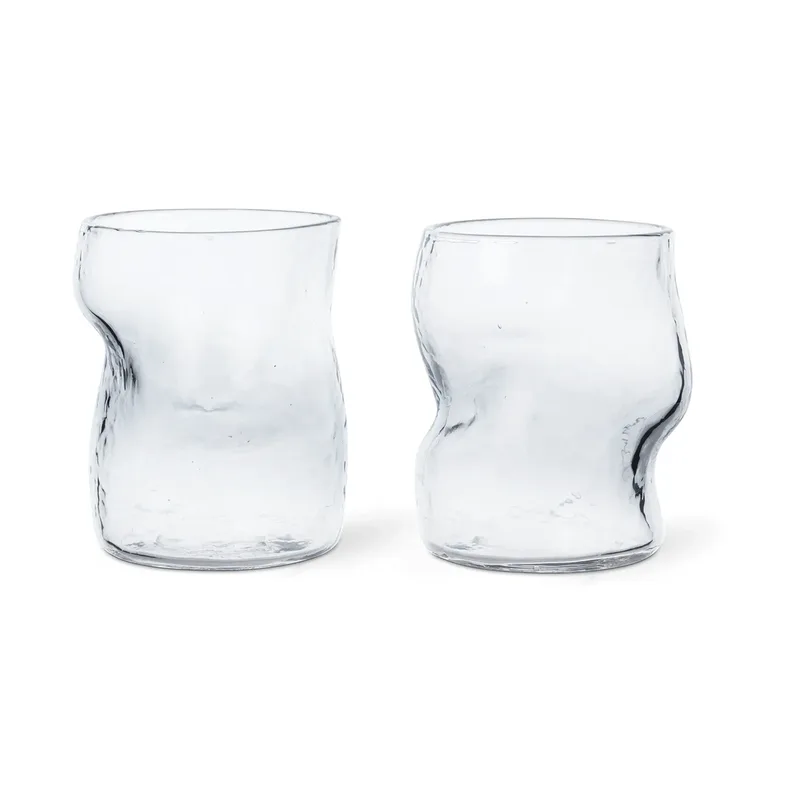 Dimple Glas 27 cl 2er Pack Clear by Ferm Living – product photo