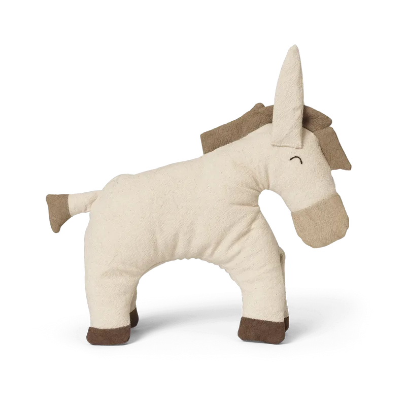 Donkey Kuscheltier Undyed-dark sand by Ferm Living – product photo
