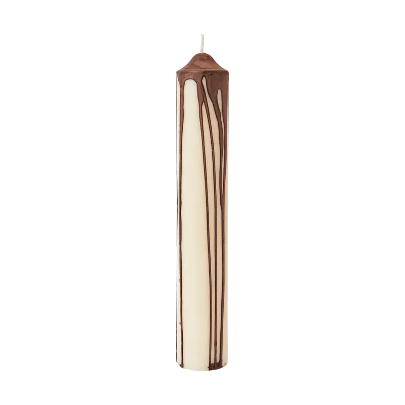 Dryp Blockkerze Dark Chocolate, 30 cm by Ferm Living – product photo