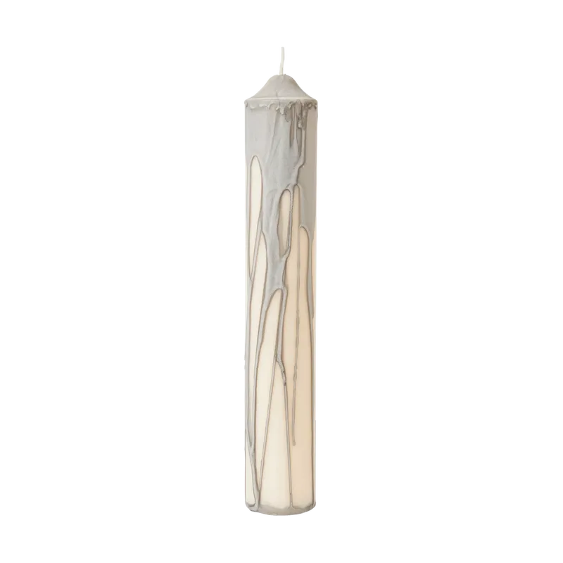 Dryp Blockkerze Warm Grey, 30 cm by Ferm Living – product photo