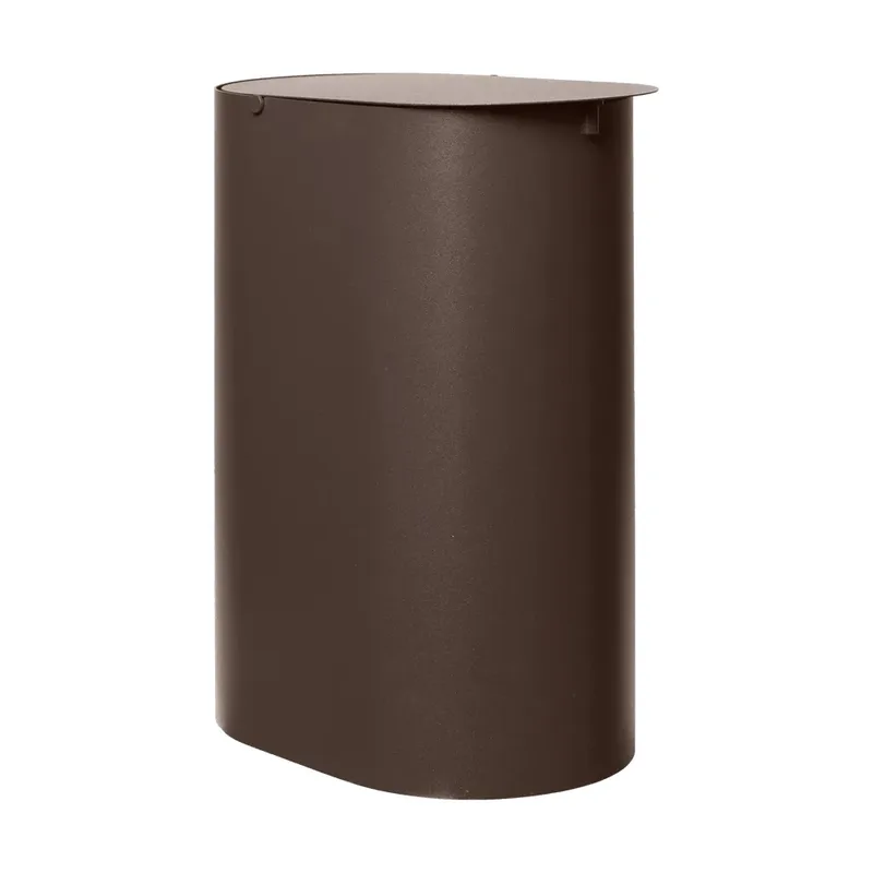 Enkel Abfalleimer small Dunkle Schokolade fra Ferm Living – produktbillede