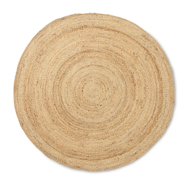 Eternal Juteteppich rund small Natural fra Ferm Living – produktbillede