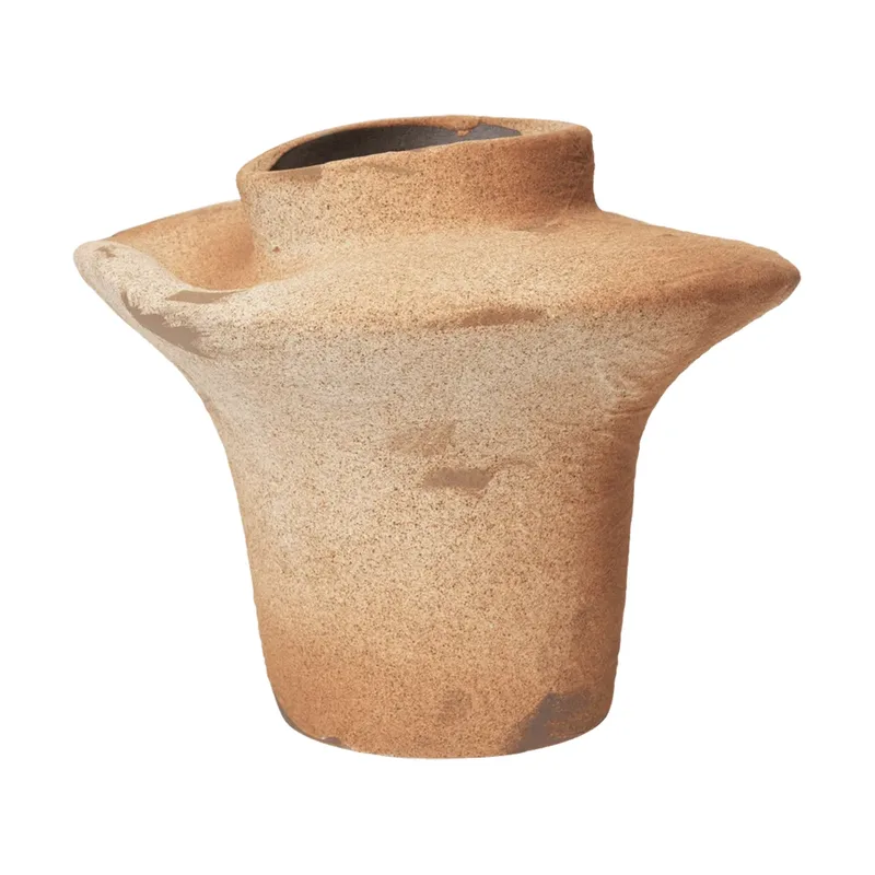 Evio Vase Burnt umber, Ø25x22 cm de Ferm Living – photo du produit