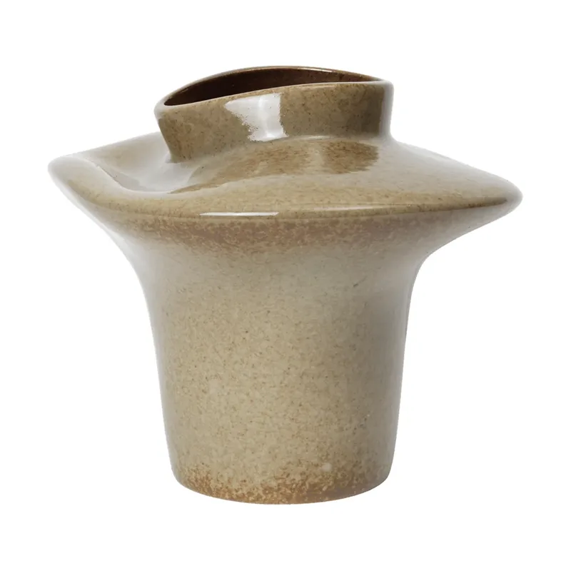 Evio Vase Elm green, Ø25x22 cm van Ferm Living – productfoto