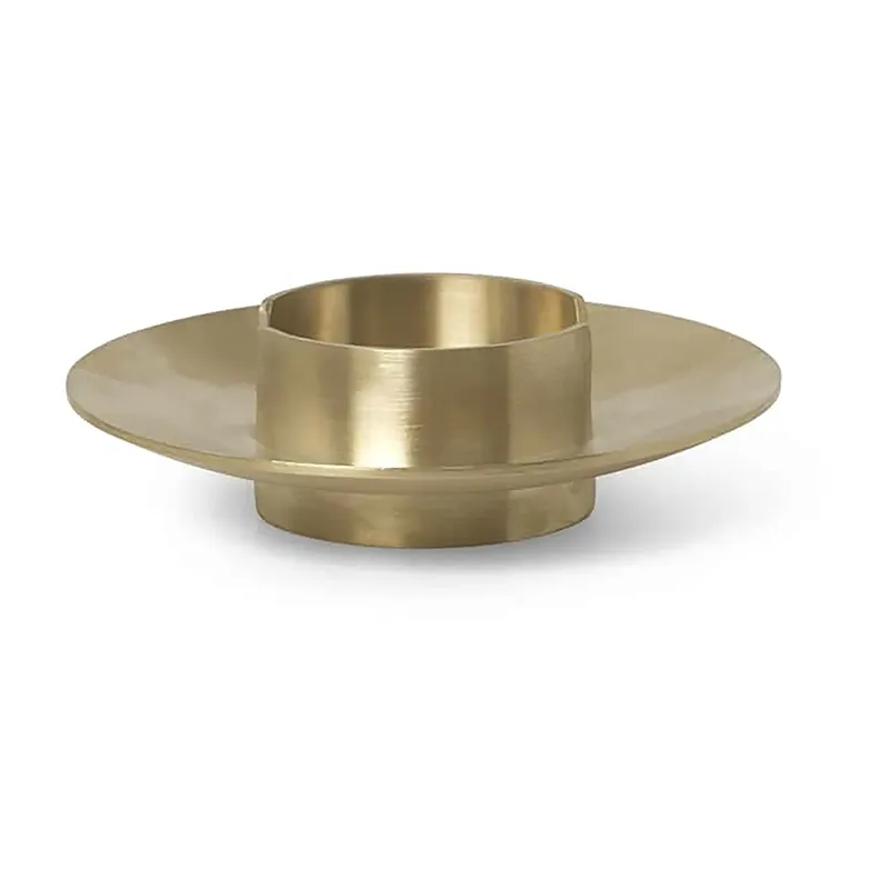 Ferm Living Blockkerzenhalter Brass von Ferm Living – Produktfoto