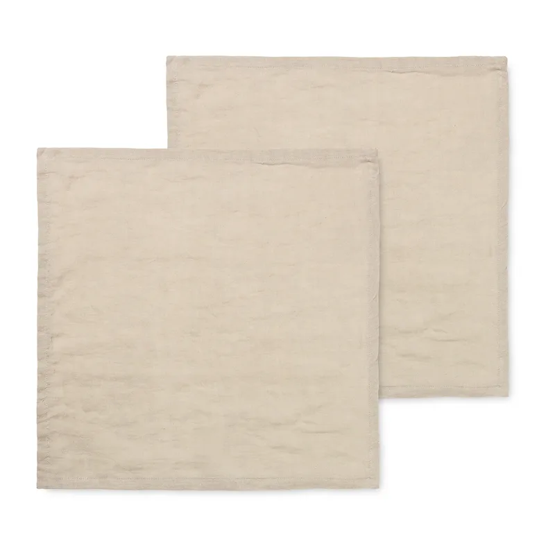 Ferm Living Leinenserviette 2er Pack Natural by Ferm Living – product photo