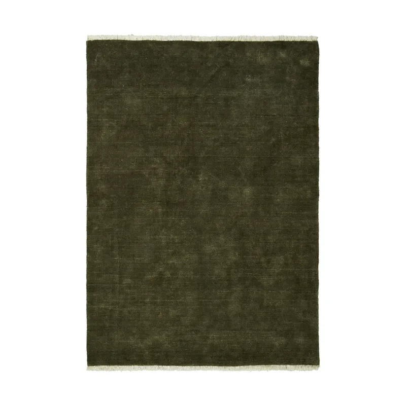 Firth Jute-Teppich Dark olive, 140x200 cm von Ferm Living – Produktfoto