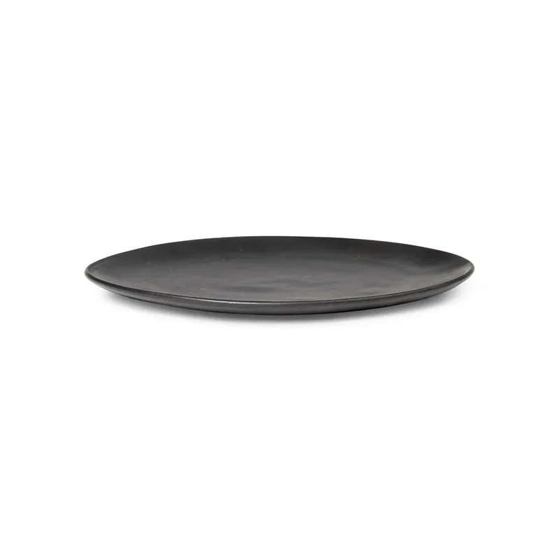 Flow Teller 22cm Schwarz de Ferm Living – photo du produit