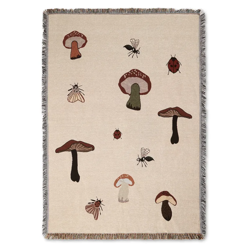 Forest tapestry Decke 120 x 170cm Sand de Ferm Living – photo du produit