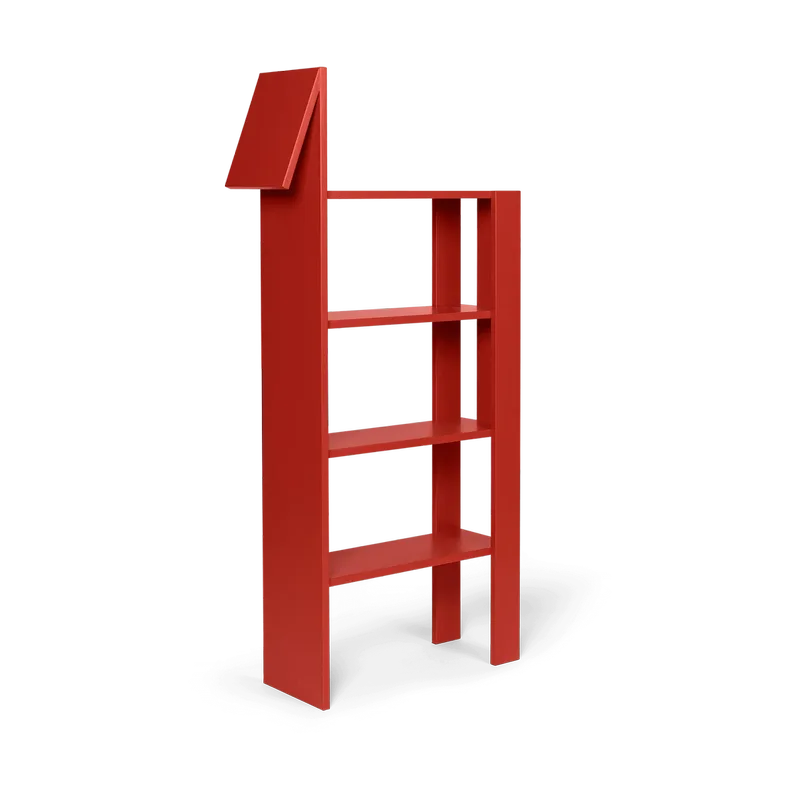 Giraffe Bücherregal 69x140 cm Poppy Red von Ferm Living – Produktfoto