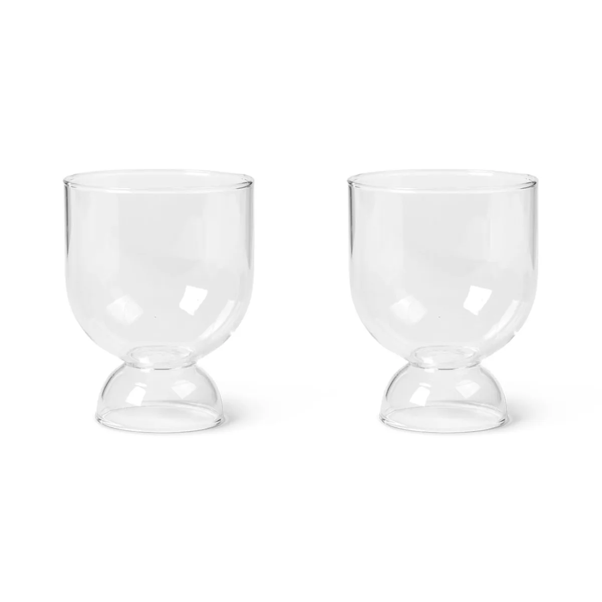 Glas Still - Transparent - mundgeblasenes Glas - Designer Trine Andersen van Ferm Living – productfoto