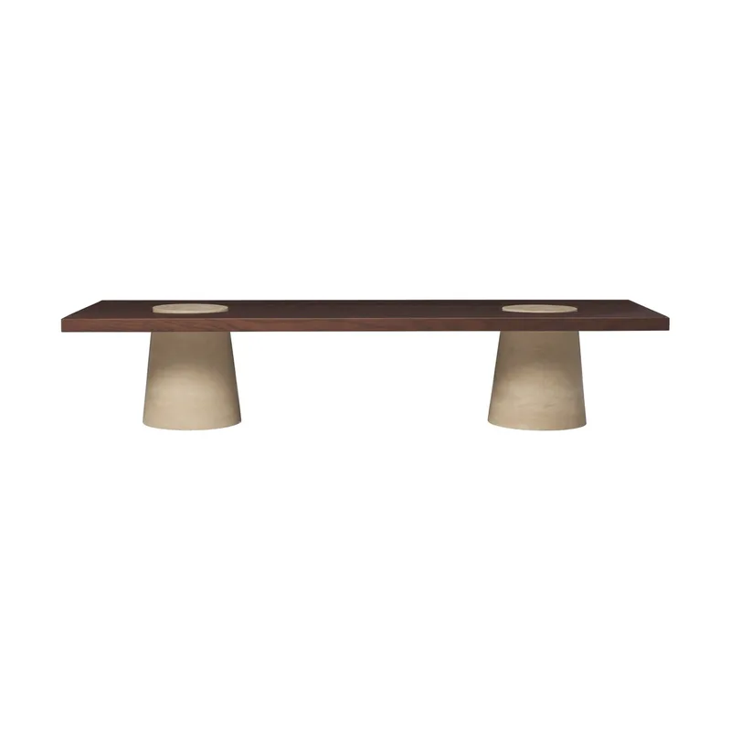 Grova Couchtisch Travertine, 155x55x34 m by Ferm Living – product photo