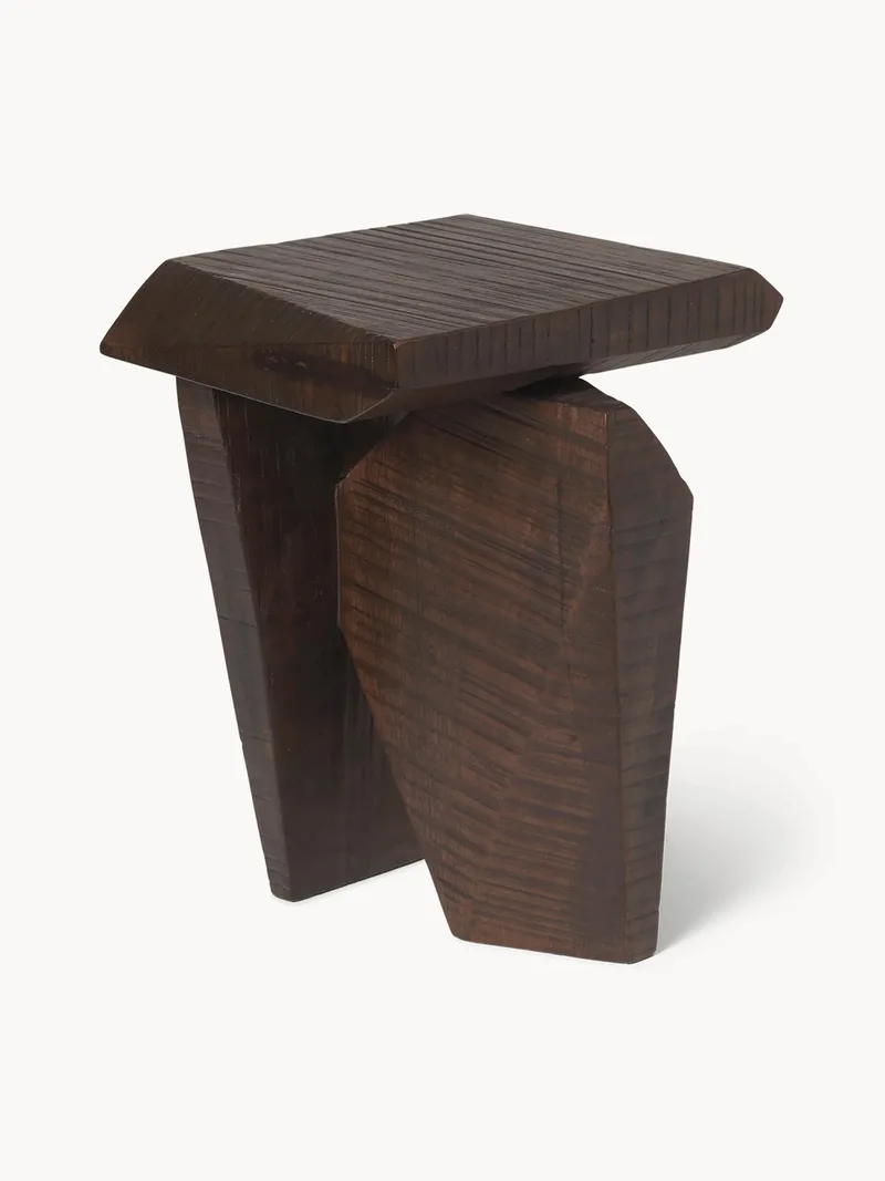 Handgemaakte bijzettafel Silva van mangohout van Ferm Living – productfoto
