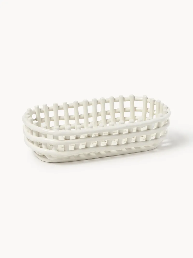 Handgemaakte opbergmand Nalan van keramiek fra Ferm Living – produktbillede