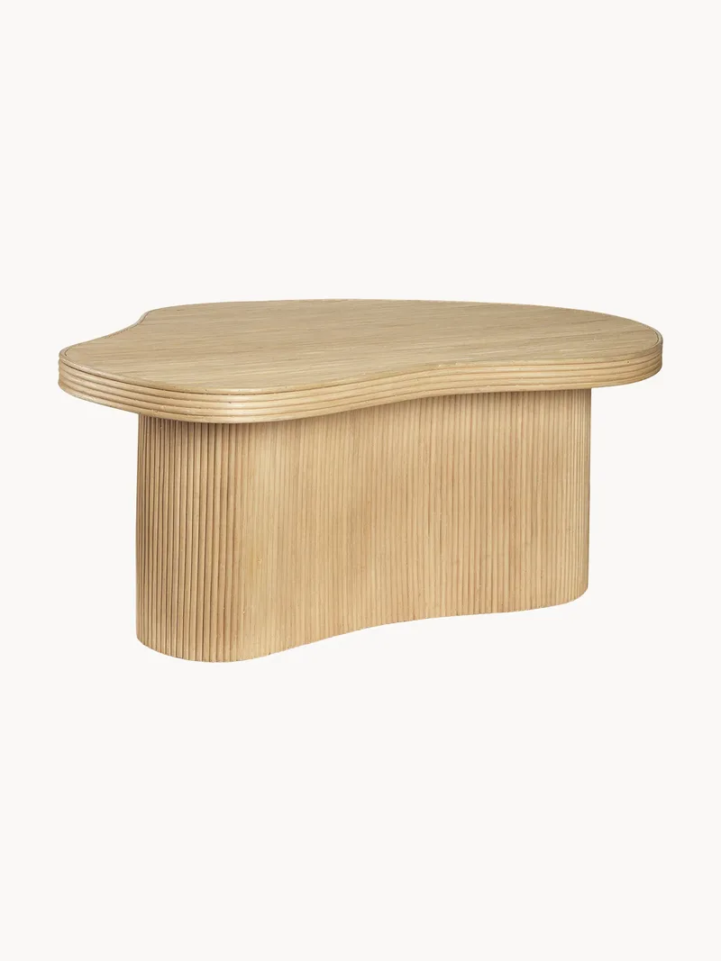 Handgemaakte rotan salontafel Isola von Ferm Living – Produktfoto