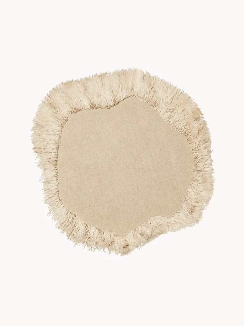 Handgetuft wollen vloerkleed Norte fra Ferm Living – produktbillede