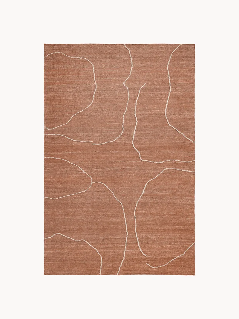 Handgeweven juten vloerkleed Gesso by Ferm Living – product photo