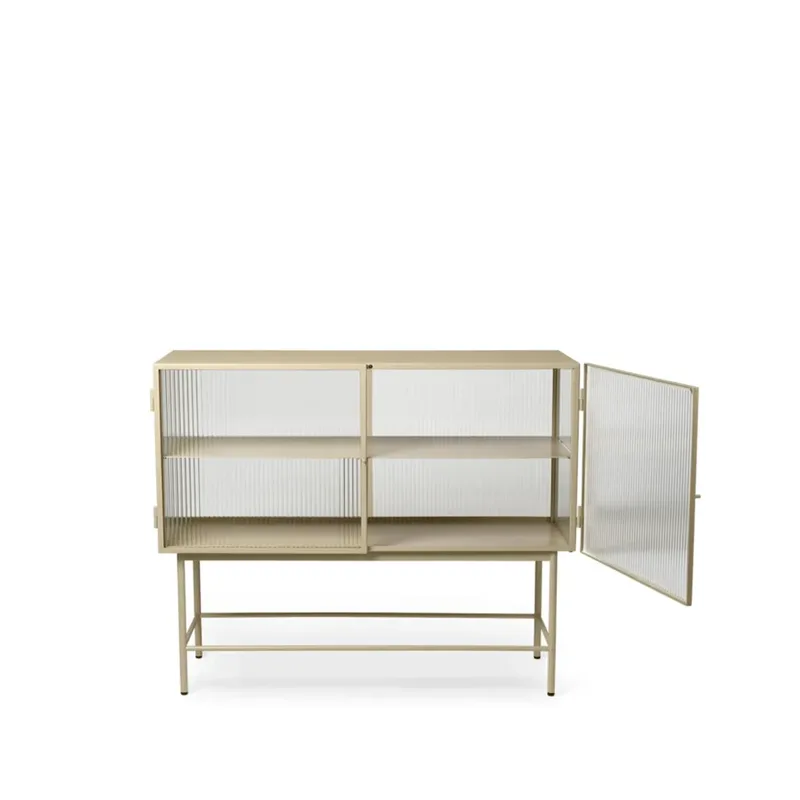 Haze sideboard Cashmere, Glas wellig von Ferm Living – Produktfoto