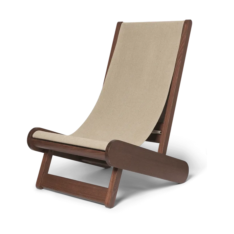 Hemi Loungesessel Dark stained, natural van Ferm Living – productfoto