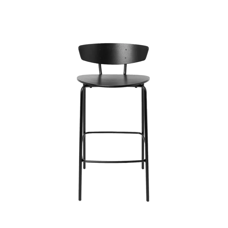 Herman Barstuhl niedrig Schwarz by Ferm Living – product photo