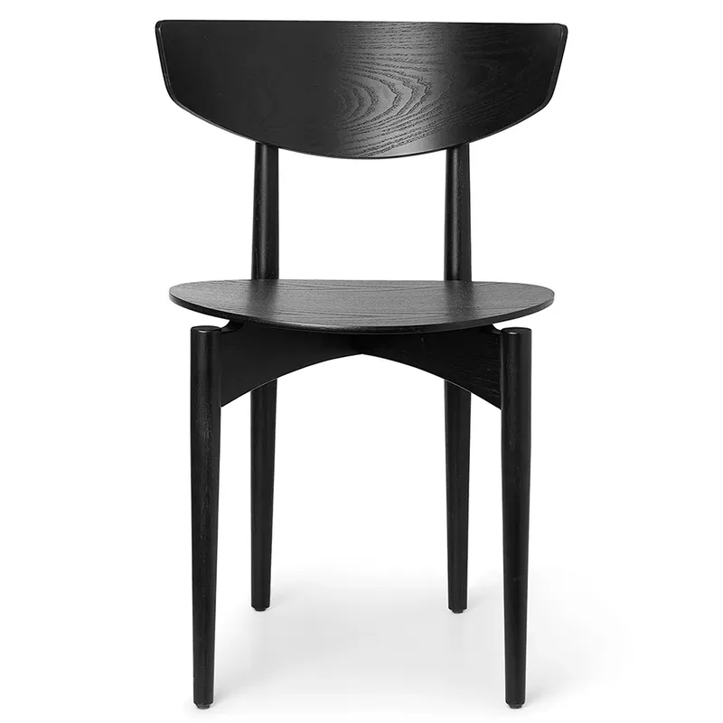 Herman Esszimmerstuhl Wood - Black von Ferm Living – Produktfoto