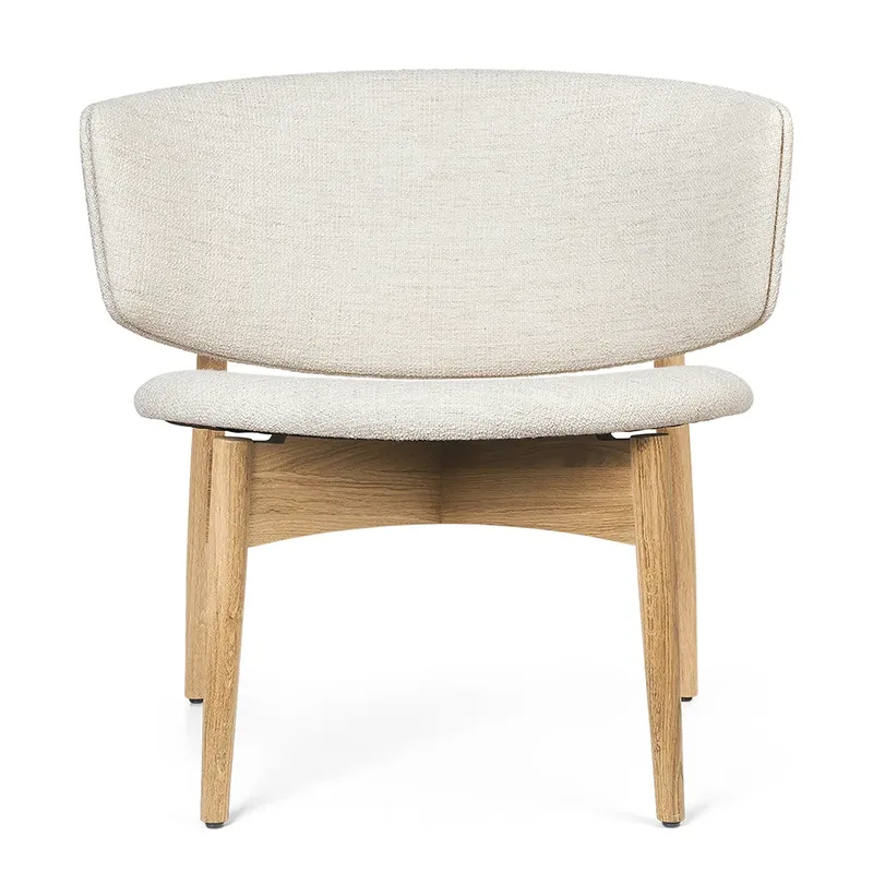 Herman Lounge Sessel Boucle - Oak/Off-white von Ferm Living – Produktfoto