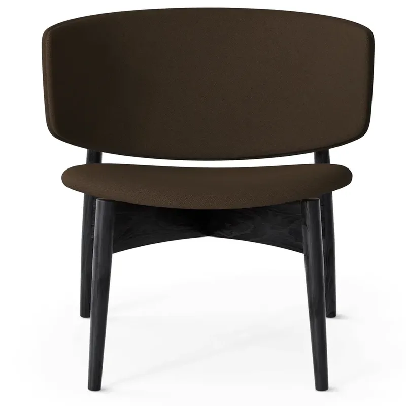 Herman Lounge Sessel Grain - Black/Chocolate fra Ferm Living – produktbillede