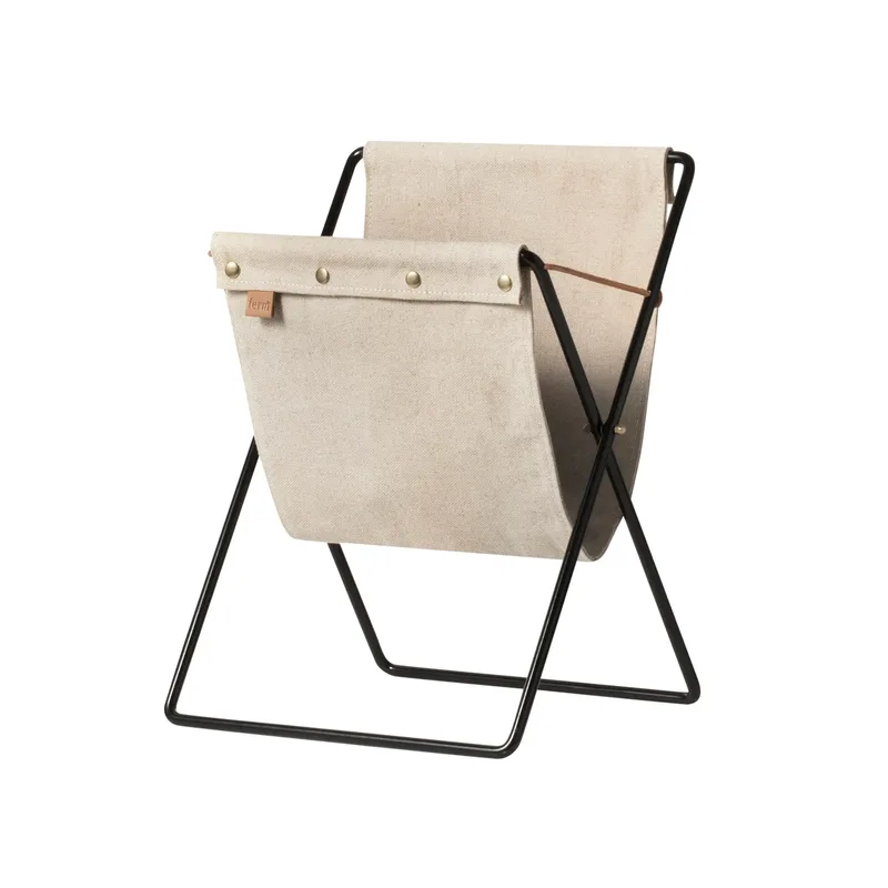 Herman Magazinständer Schwarz de Ferm Living – photo du produit