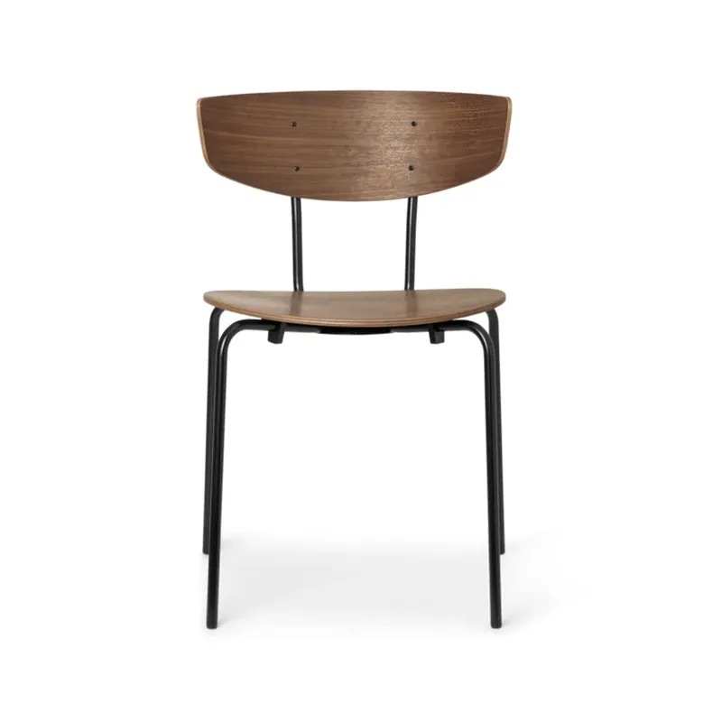 Herman Stuhl Walnut, Gestell aus schwarzem Stahl de Ferm Living – photo du produit