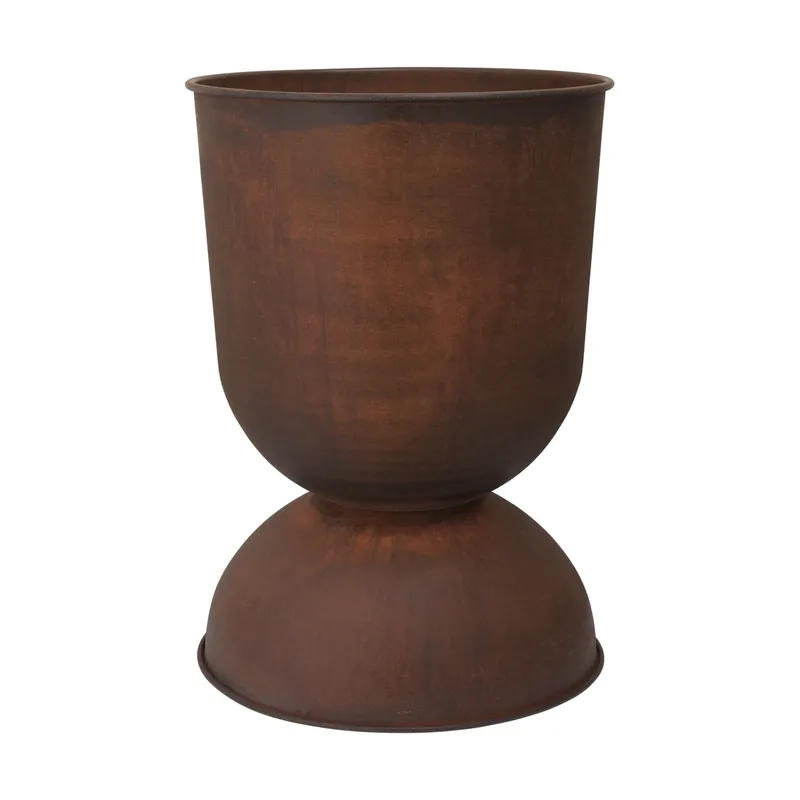Hourglass Blumentopf groß Ø50 cm Rost by Ferm Living – product photo