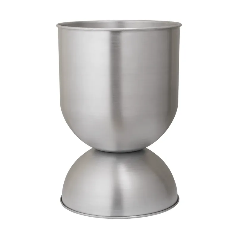 Hourglass Blumentopf medium Ø40 cm Aluminium by Ferm Living – product photo