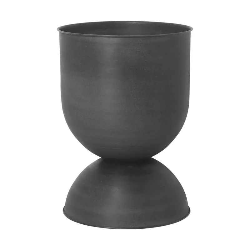 Hourglass Blumentopf medium Ø40 cm Schwarz-dunkelgrau by Ferm Living – product photo