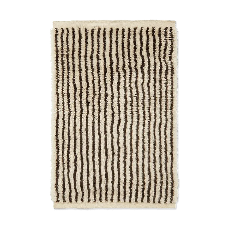 Kami Teppich Off white-coffee, 80x120 cm de Ferm Living – photo du produit