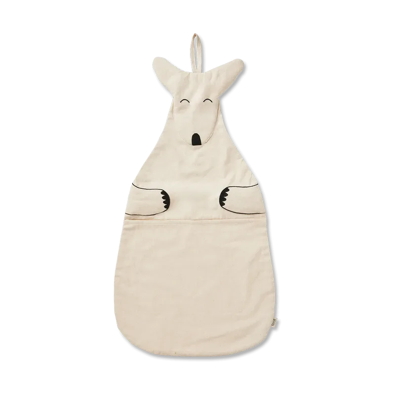 Kangaroo Wandaufbewahrung Undyed de Ferm Living – photo du produit