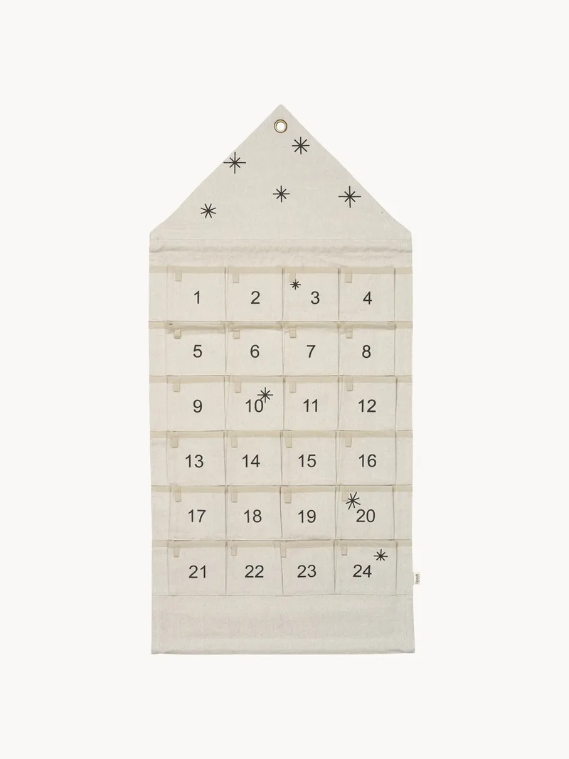 Katoenen adventskalender Star by Ferm Living – product photo
