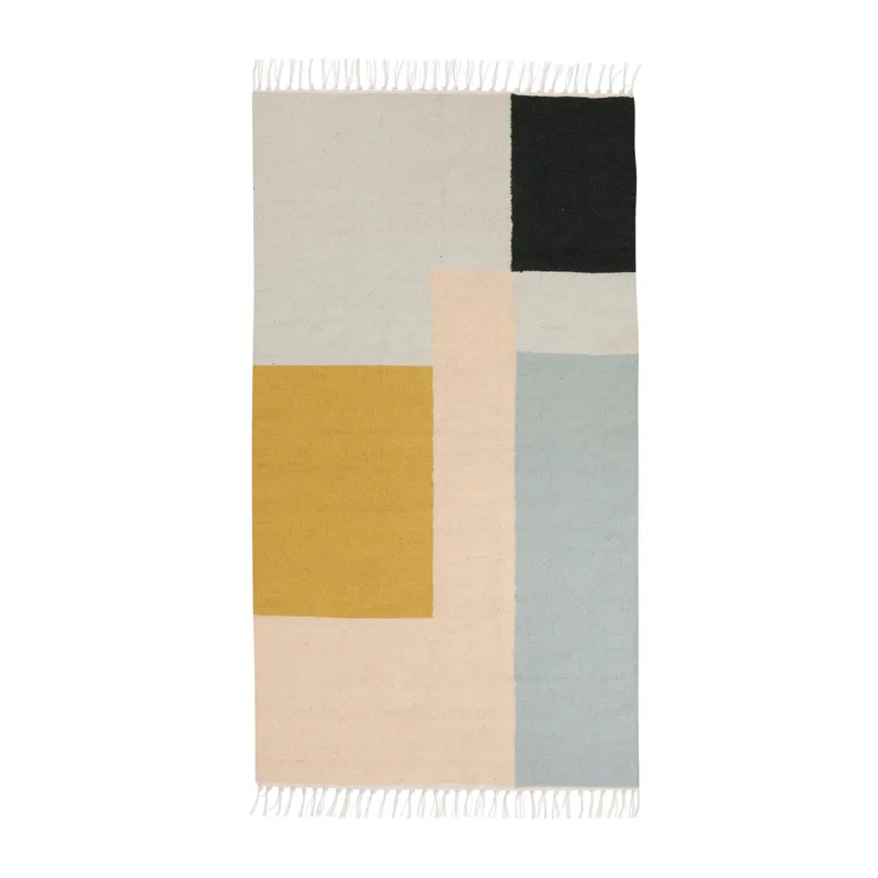 Kelim Teppich klein Squares by Ferm Living – product photo