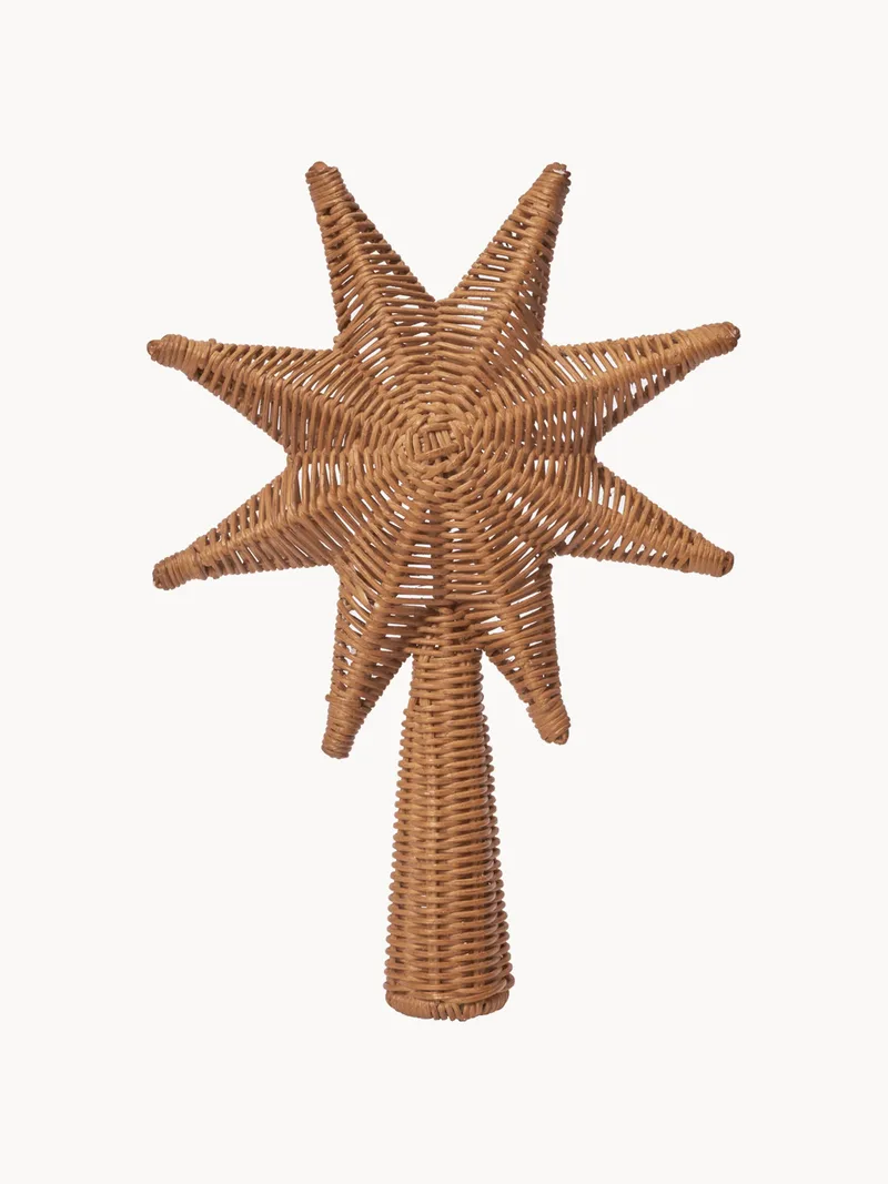 Kerstboom topper Star van rotan by Ferm Living – product photo