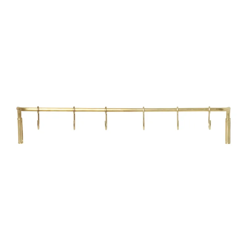 Kitchen Küchenstange mit 6 st Haken Messing de Ferm Living – photo du produit