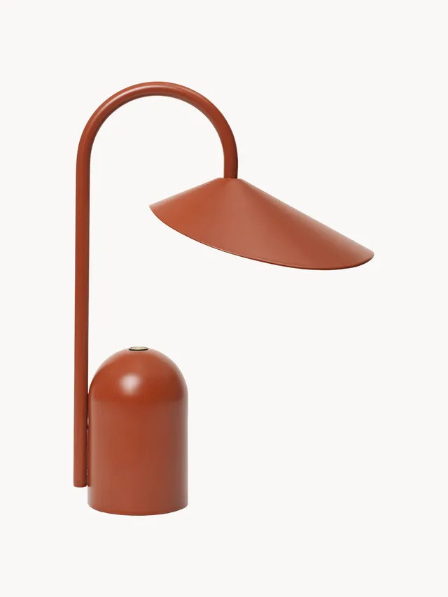 Kleine mobiele LED-tafellamp Arum, dimbaar