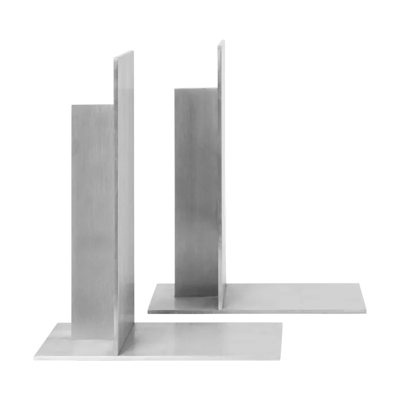 Lager Buchstützen 2er-Pack Aluminium by Ferm Living – product photo