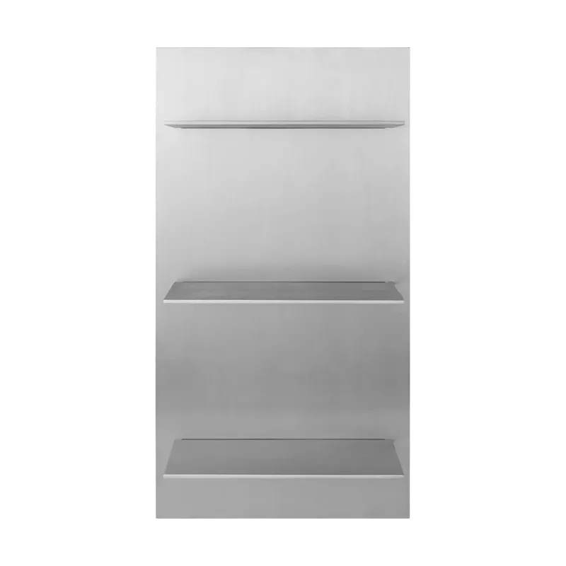 Lager Wandregal triple small Aluminium från Ferm Living – produktbild
