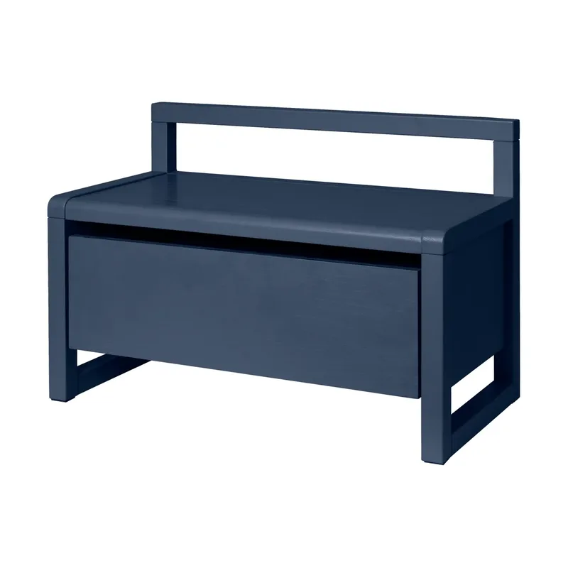 Little architect Aufbewahrungsbank Dark Blue, 60x30x41,2 cm by Ferm Living – product photo