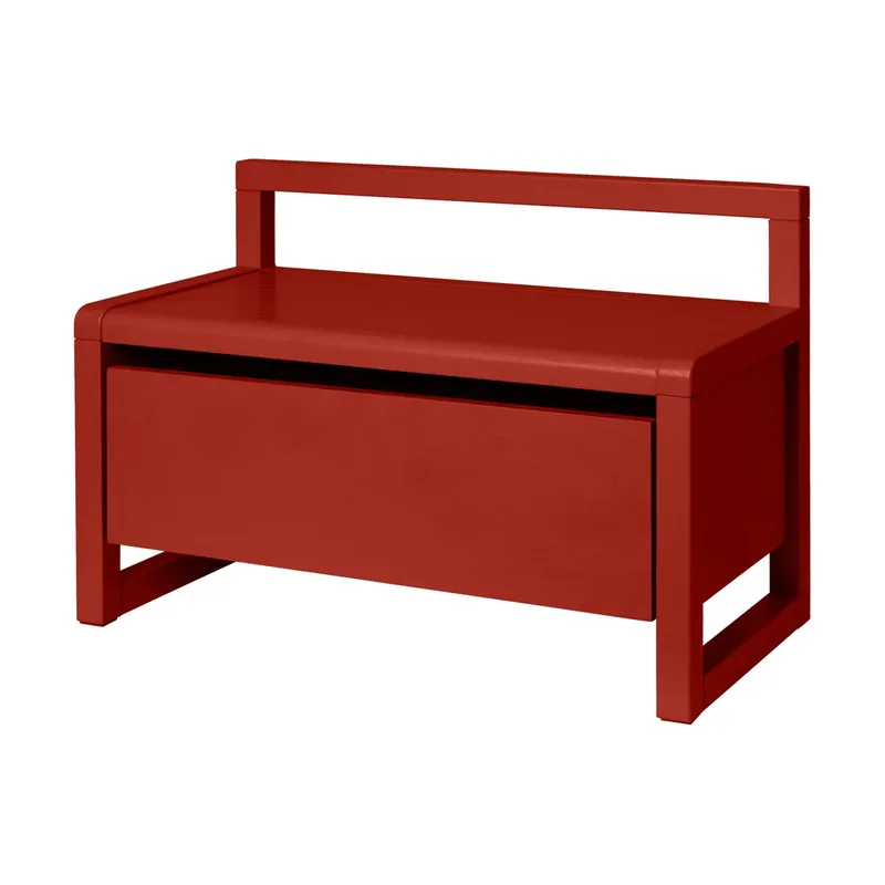 Little architect Aufbewahrungsbank Poppy Red, 60x30x41,2 cm by Ferm Living – product photo