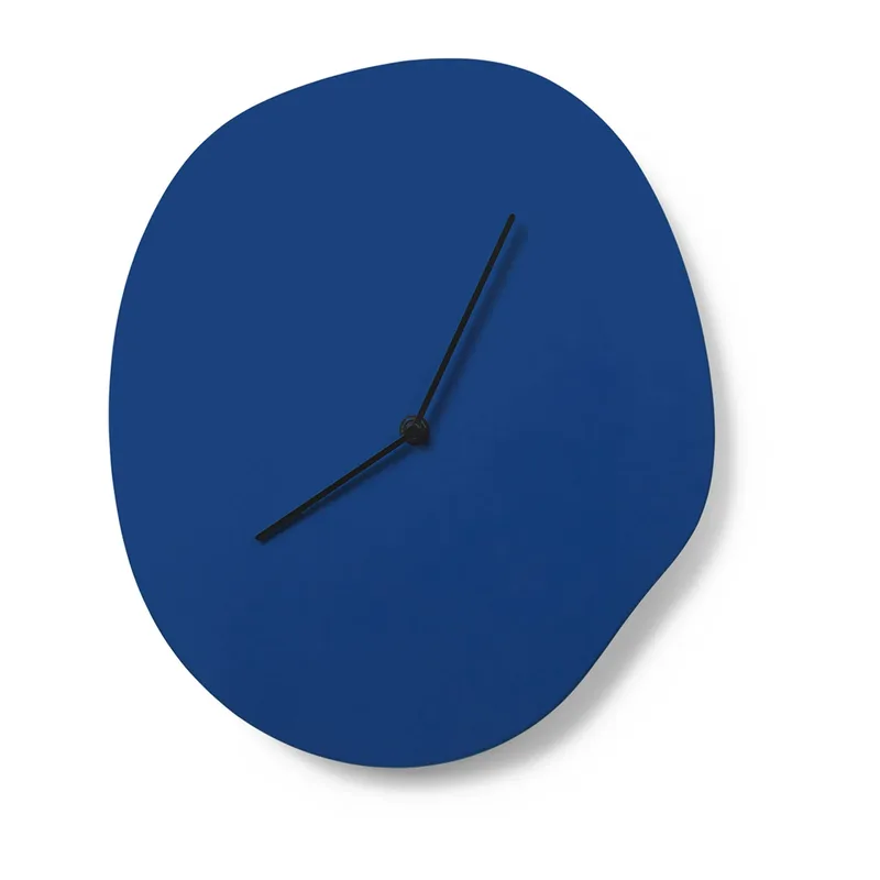 Melt Wanduhr 28 x 33cm Blue by Ferm Living – product photo