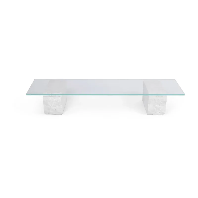 Mineral Beistelltisch 46 x 160cm Bianco curia by Ferm Living – product photo